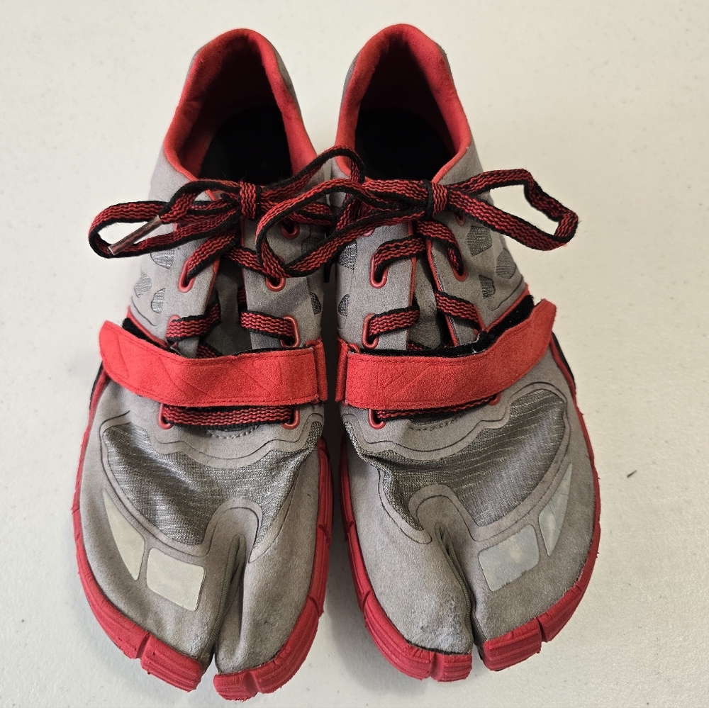 Topo M-RX‎ Split Toe Cross Training Shoes  Men's 10 Red Grey - Picture 6 of 10